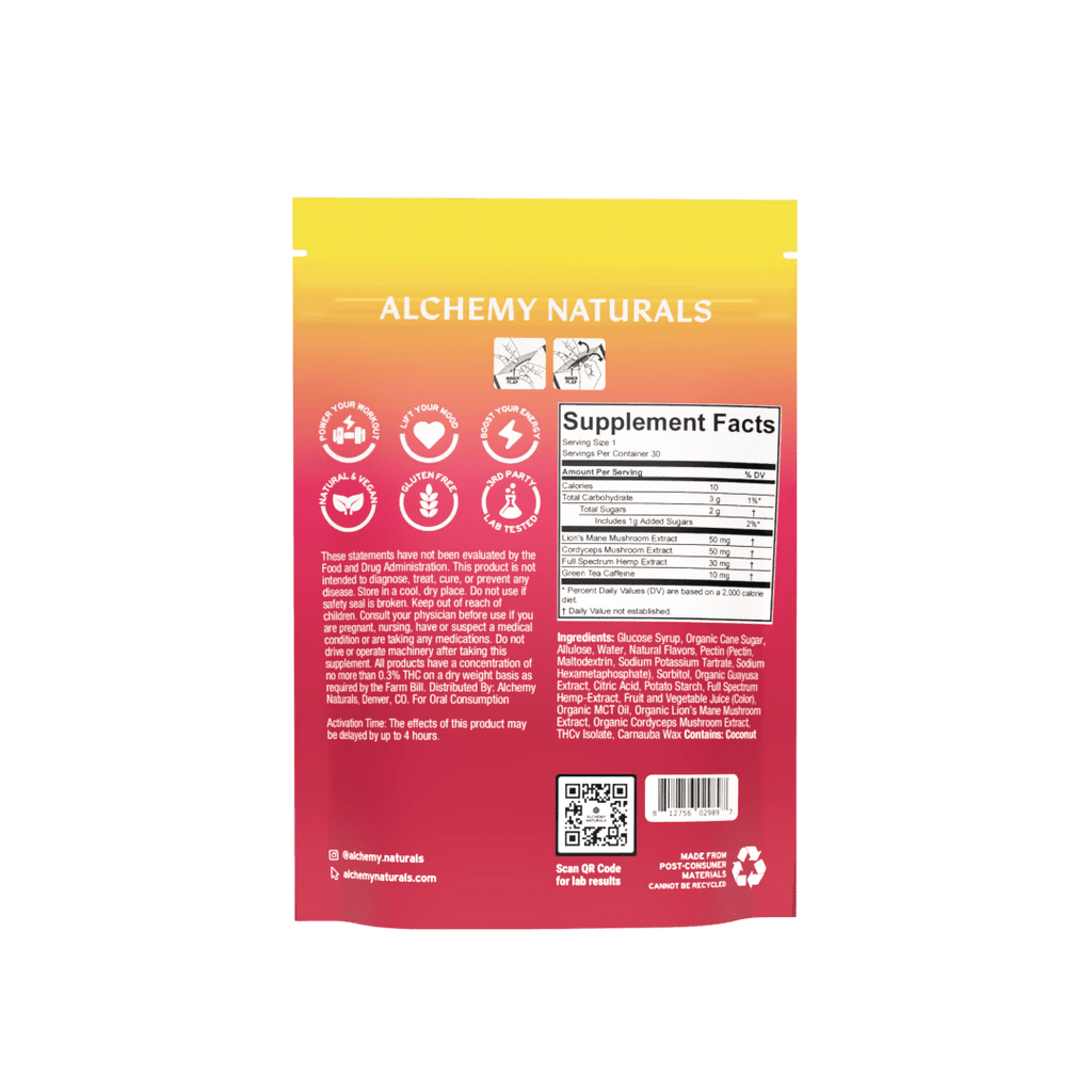 CBD Uplift Gummies for Mood & Workout