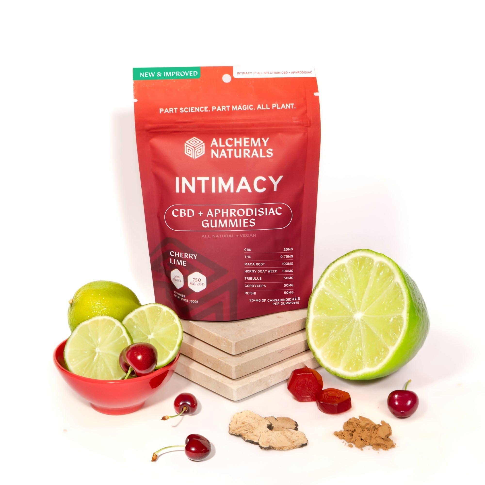 6-Pack: New Intimacy CBD Formulation (Maca, Horny Goat Weed, Tribulus, Reishi & Cordyceps)