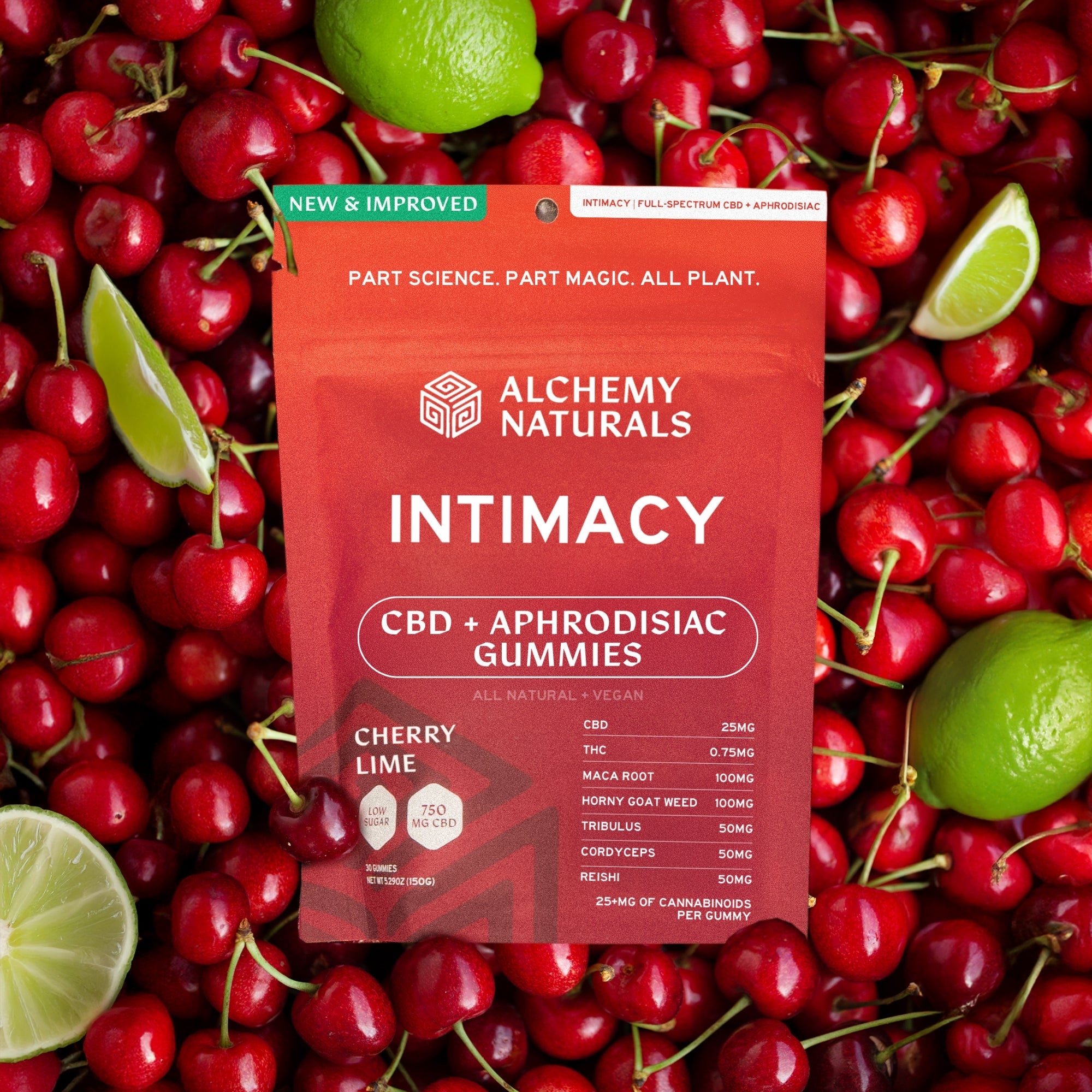6-Pack: New Intimacy CBD Formulation (Maca, Horny Goat Weed, Tribulus, Reishi & Cordyceps)