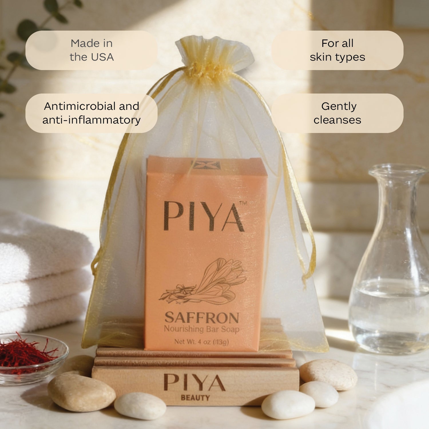 Saffron Nourishing Bar Soap