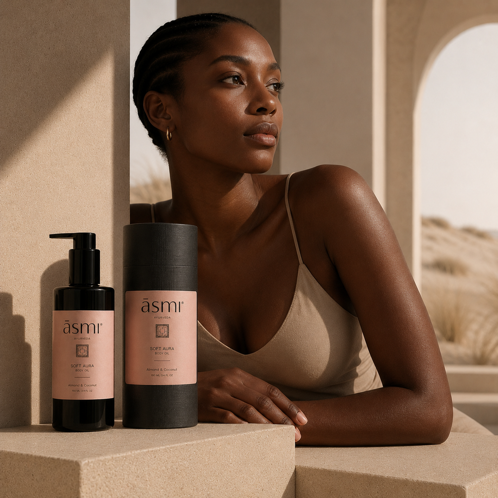 Body Oil Soft Aura - Almond & Coconut