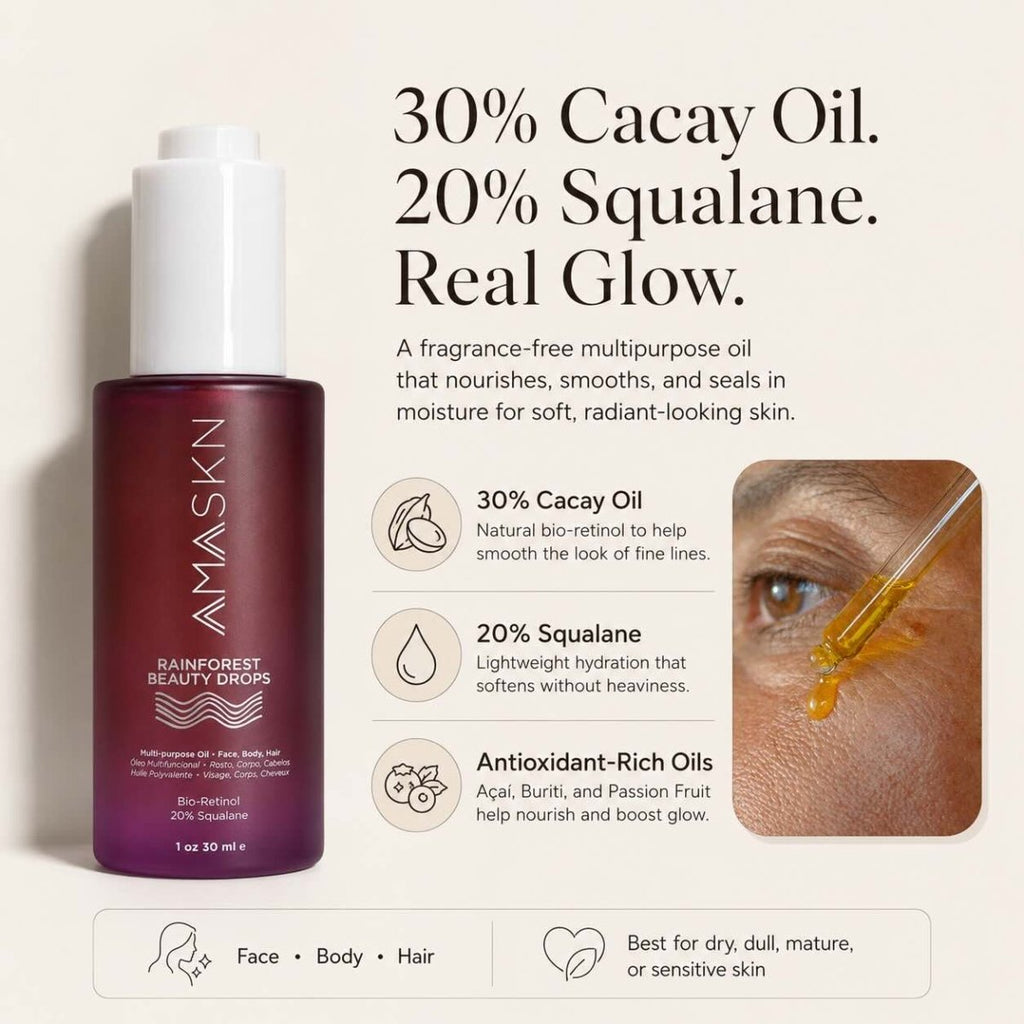 Rainforest Beauty Drops - Face, Body & Hair Oil