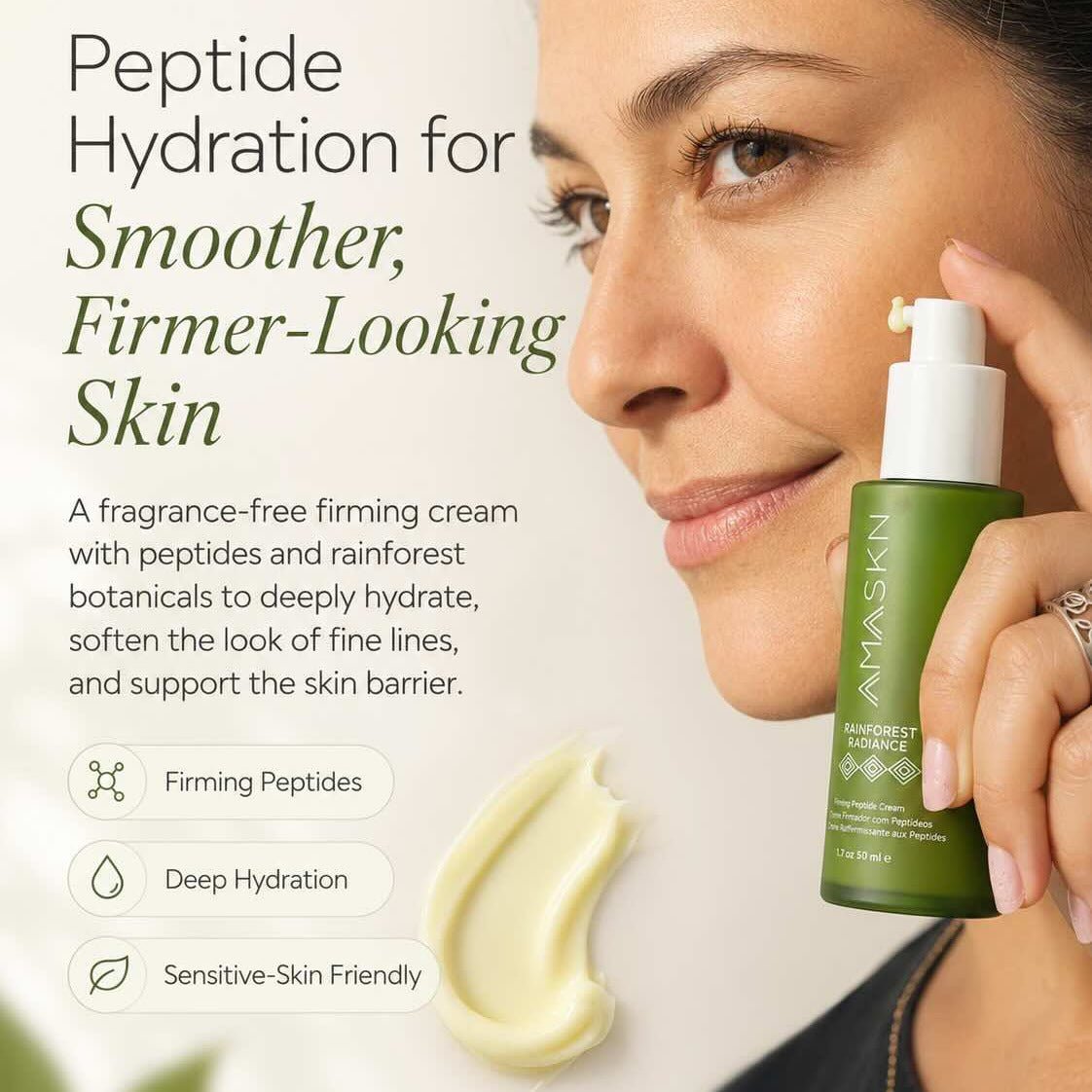 Rainforest Radiance Firming Peptide Face Cream